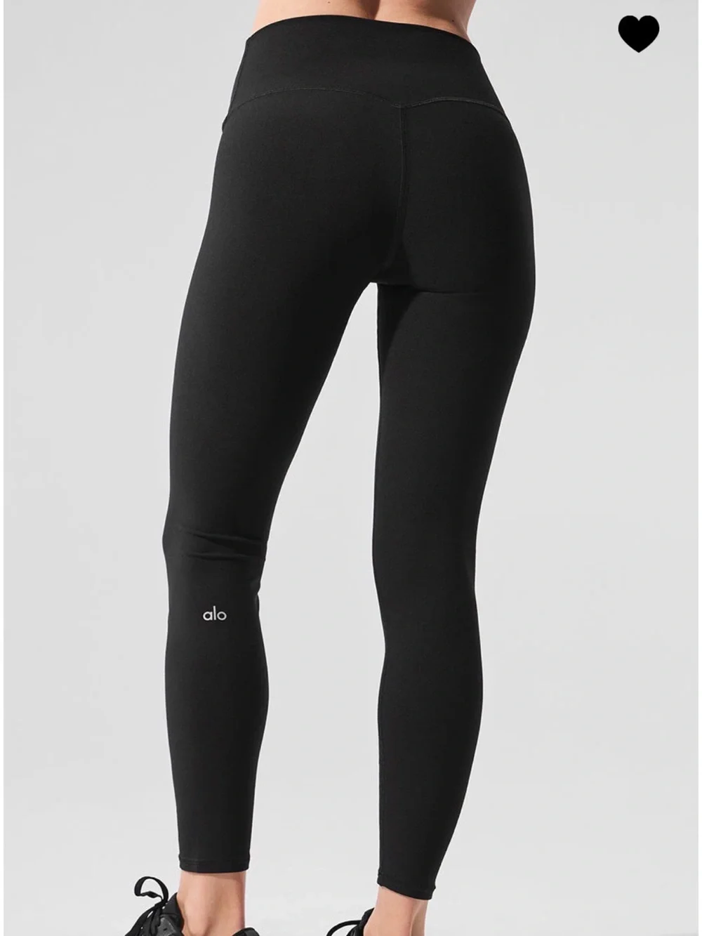 ALO Yoga AloSoft Black High-Rise Leggings Medium NWT